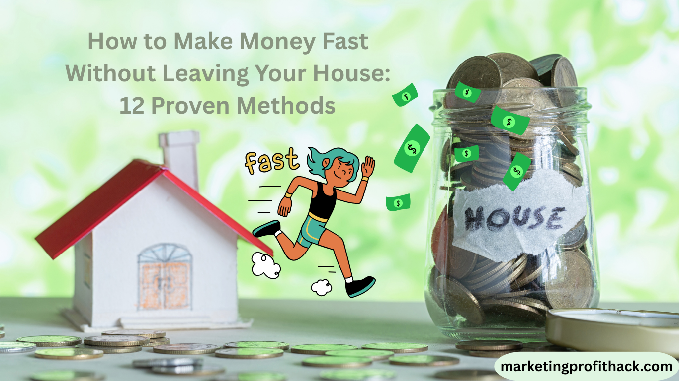 How to Make Money Fast Without Leaving Your House: 12 Proven Methods