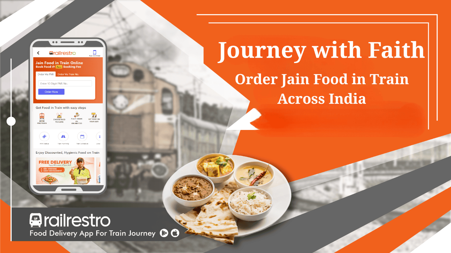 Journey with Faith: Order Jain Food on Train Across India