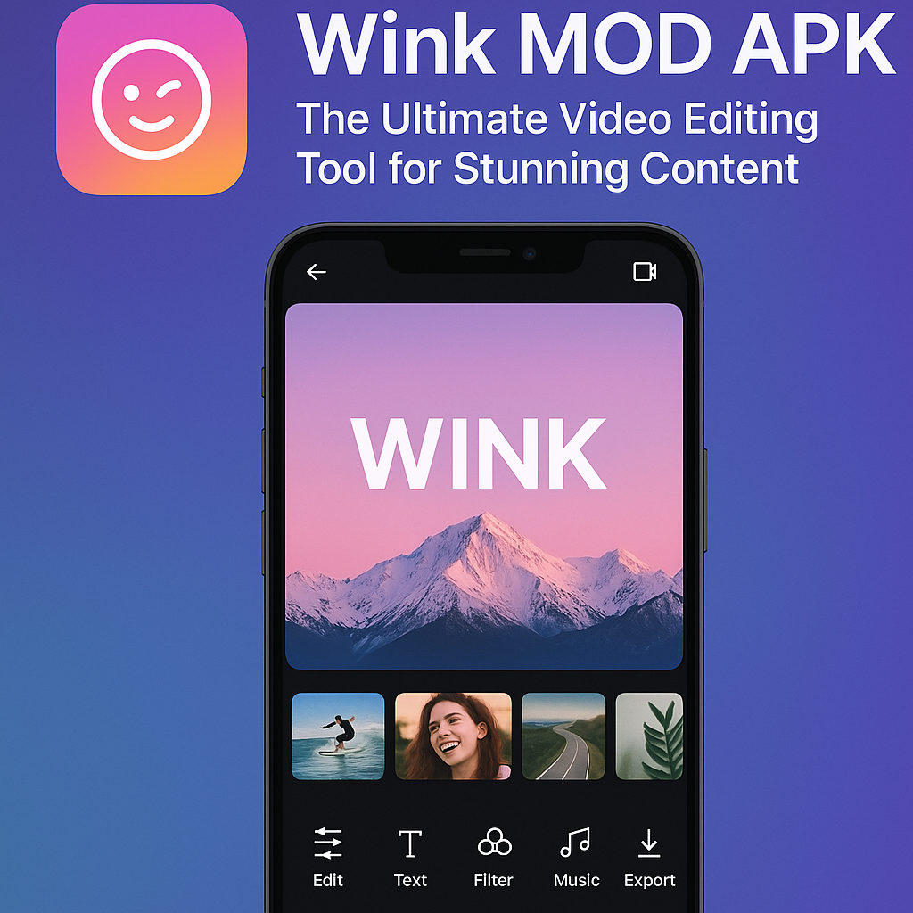 Wink MOD APK: The Ultimate Video Editing Tool for Stunning Content