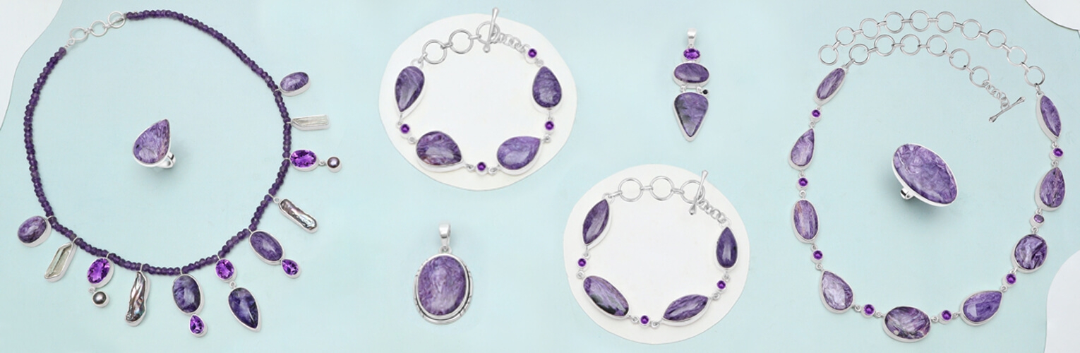 Charoite Jewelry That Reflects Internal Wisdom