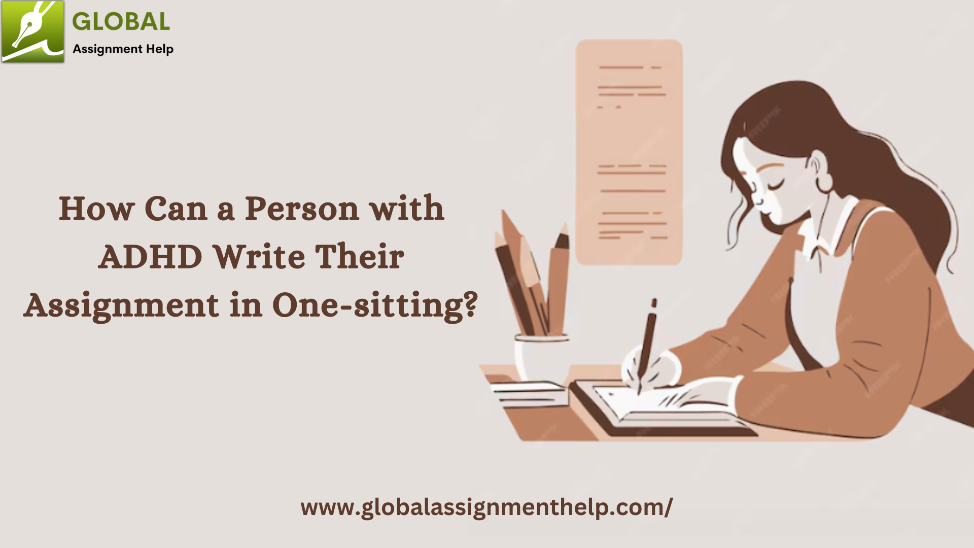 How Can a Person with ADHD Write Their Assignment in One-sitting?
