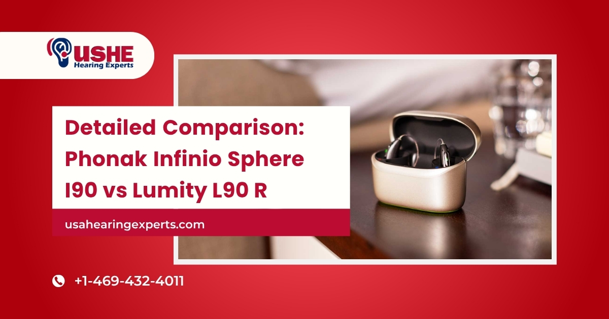 Detailed Comparison: Phonak Infinio Sphere I90 vs Lumity L90 R Hearing Aid