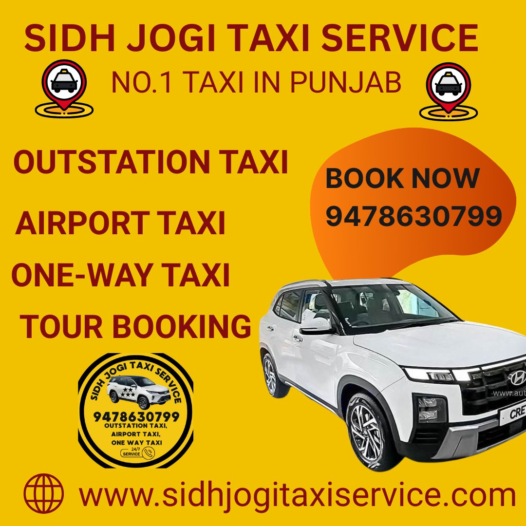 Outstation Taxi – Your Reliable Travel Partner by Sidh Jogi Taxi Service