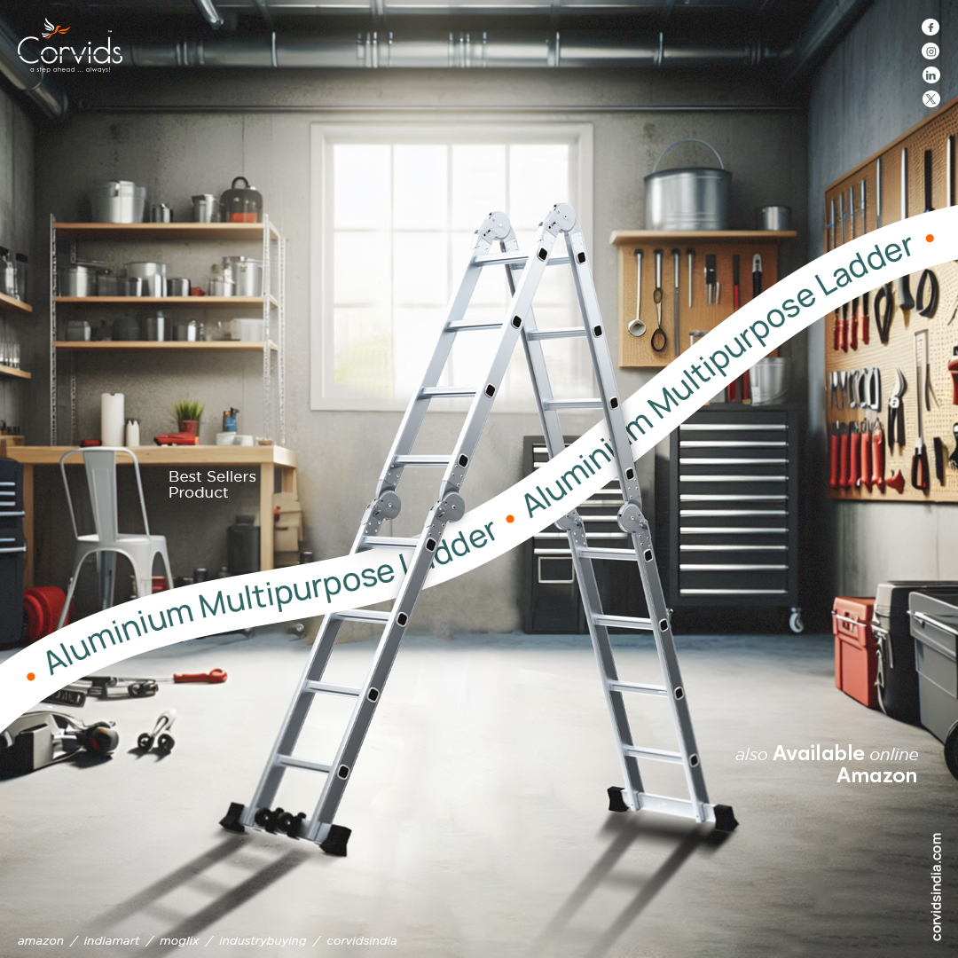 Unlock Versatility and Safety with Corvids India's Multipurpose Ladder