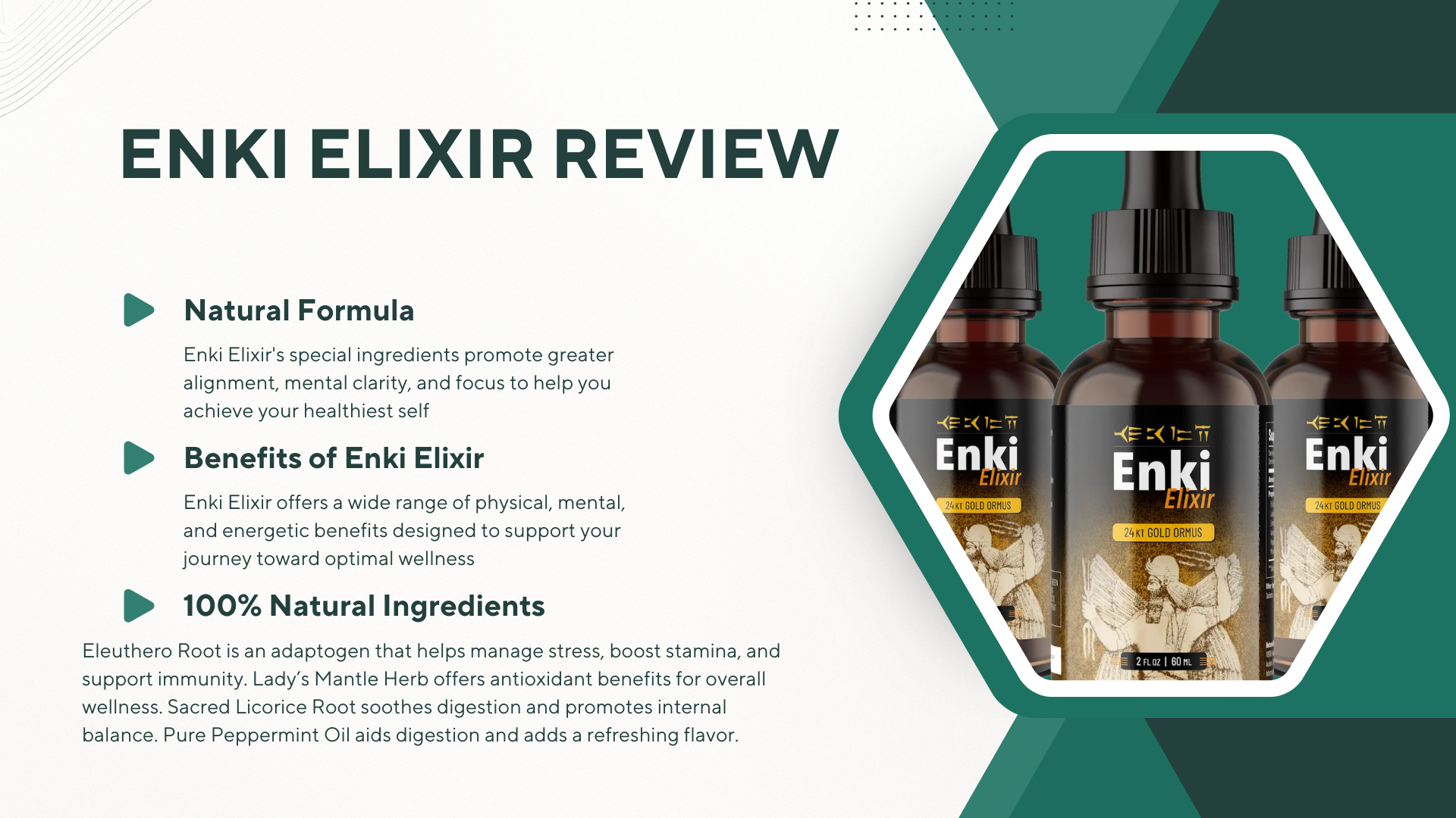 Enki Elixir Energy and Extra Strength Reviews