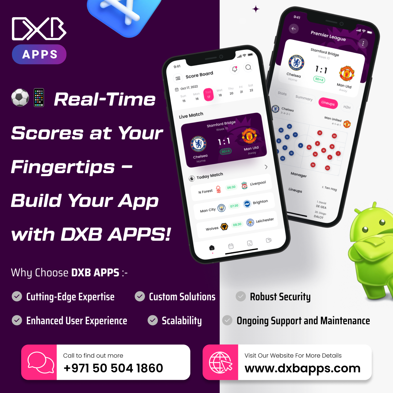 DXB APPS is the leading mobile app Development Company for top Applications