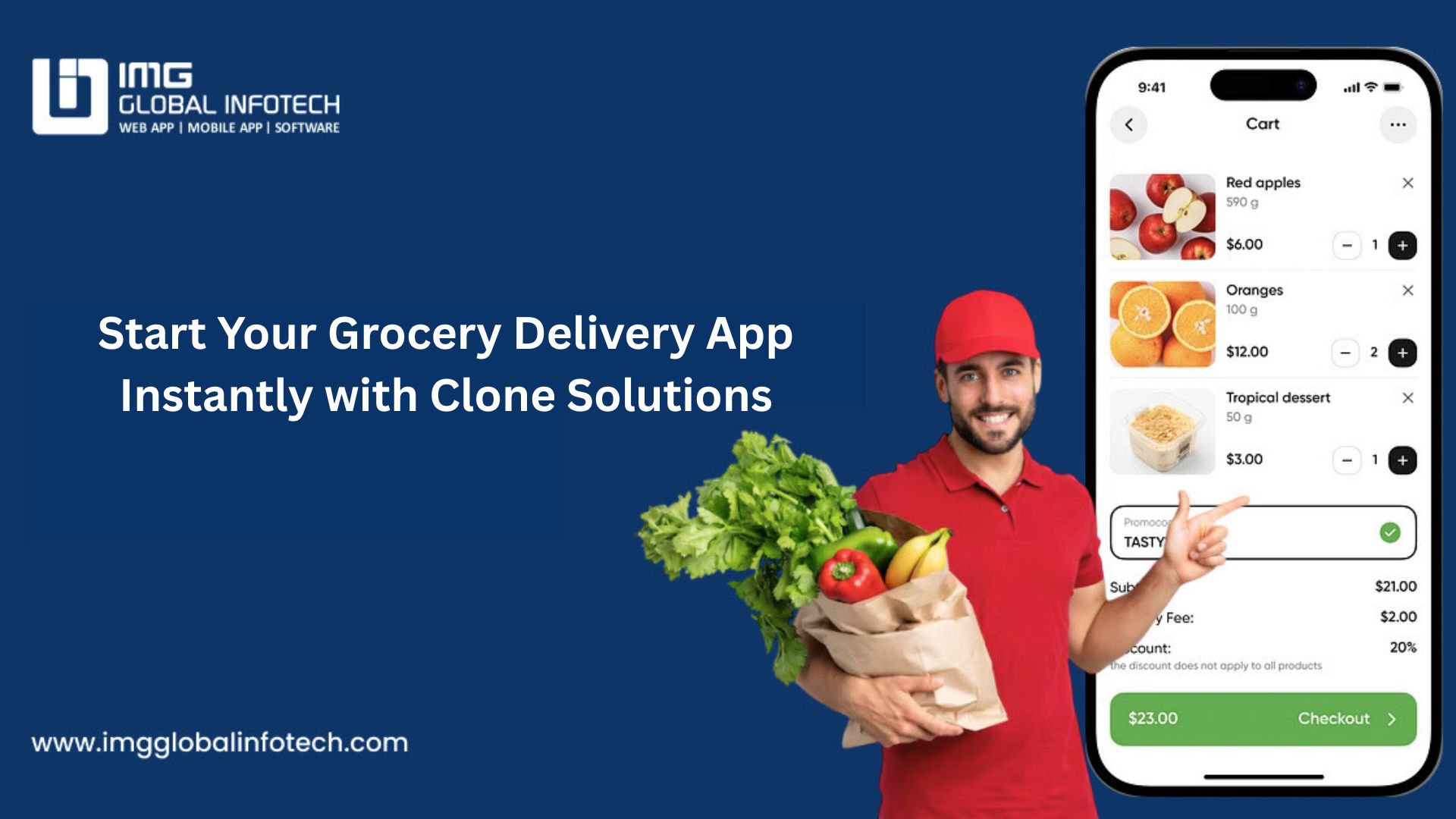 Start Your Grocery Delivery App Instantly with Clone Solutions