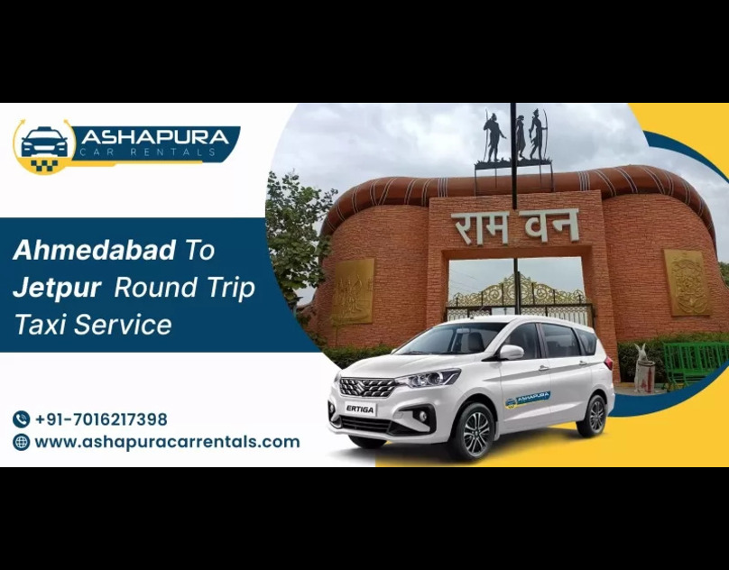 Ahmedabad to Jetpur Round Trip Taxi Service | Ashapura Car Rentals