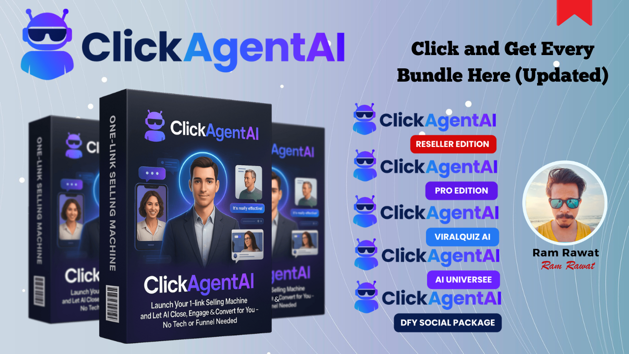 ClickAgent AI Review 2025 – Bonuses, OTOs & 30% Discount