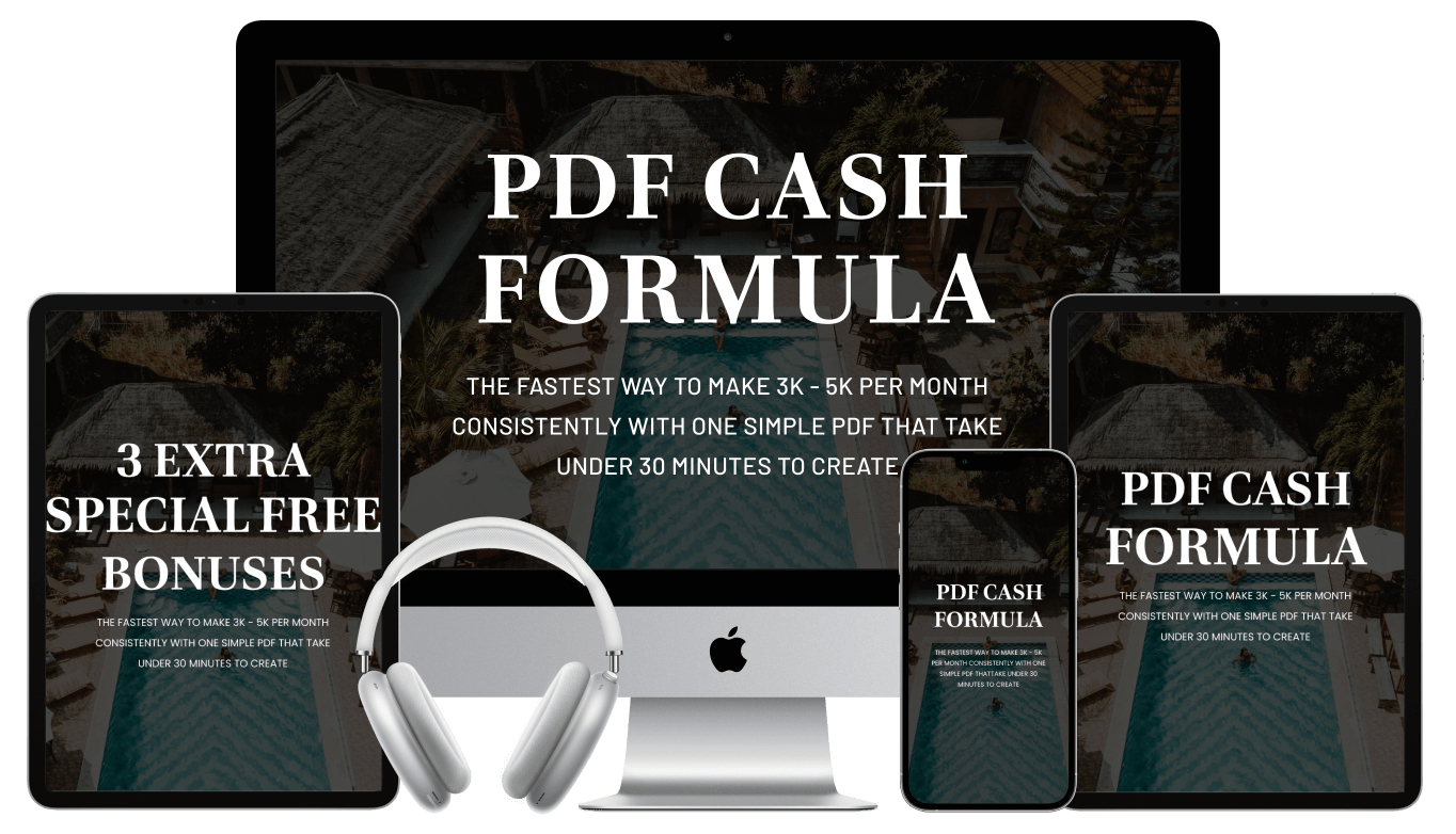 PDF Cash Formula Review - Nobody Is Talking About This PDF Side Hustle That’s Quietly Making You Rich