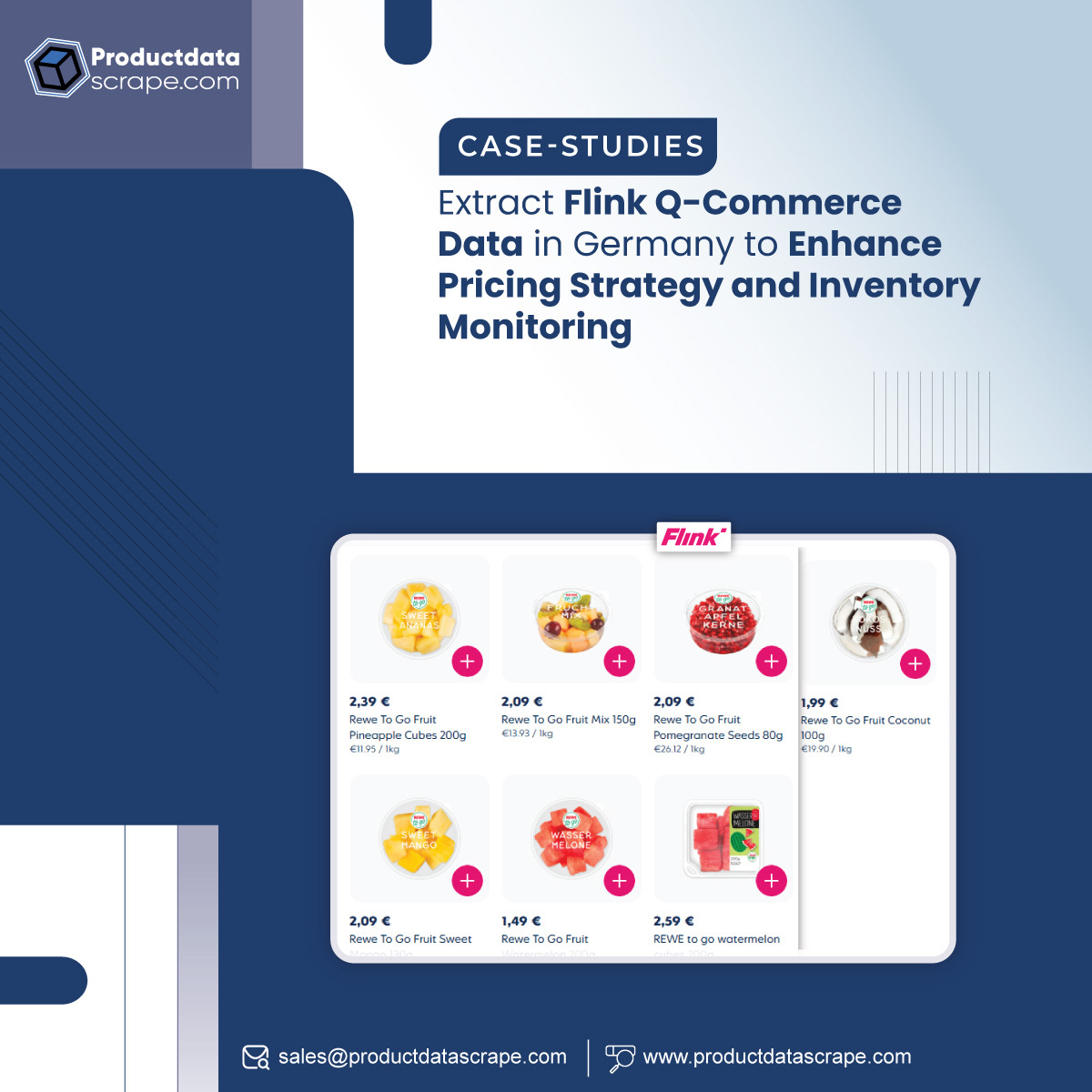 Extract Flink Q-Commerce Data in Germany
