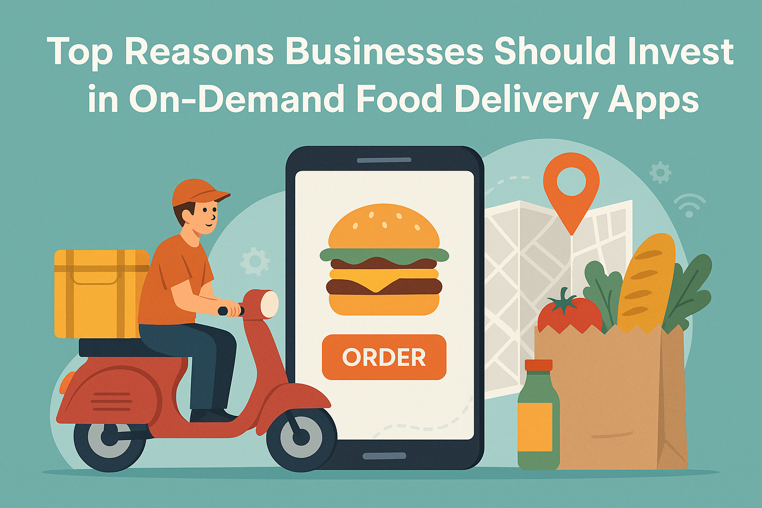 Top Reasons Businesses Should Invest in On-Demand Food Delivery Apps