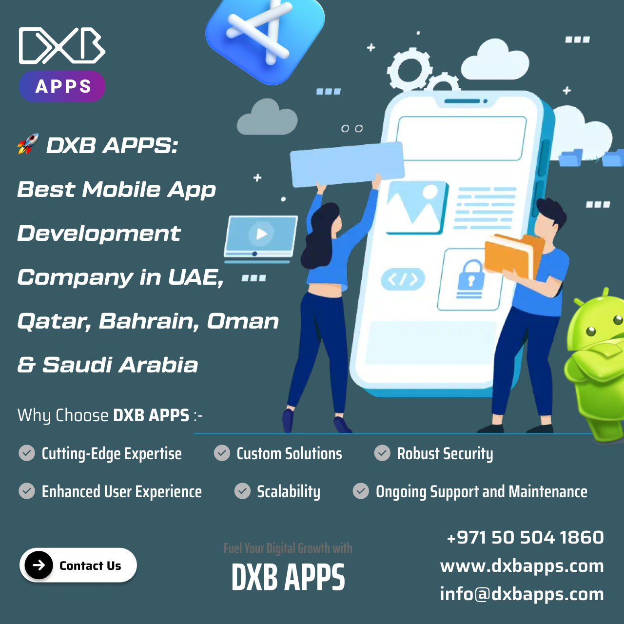 DXB APPS a trusted mobile app development Abu Dhabi Service Provider