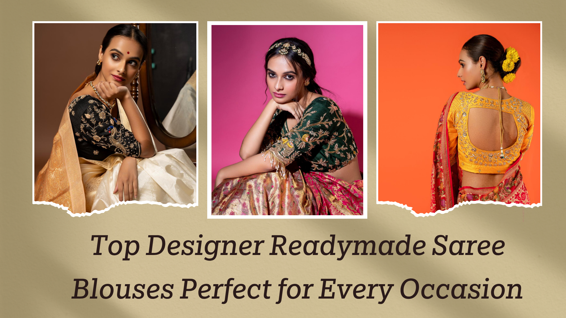 Best Handwork Blouse Ideas for Weddings and Festivals