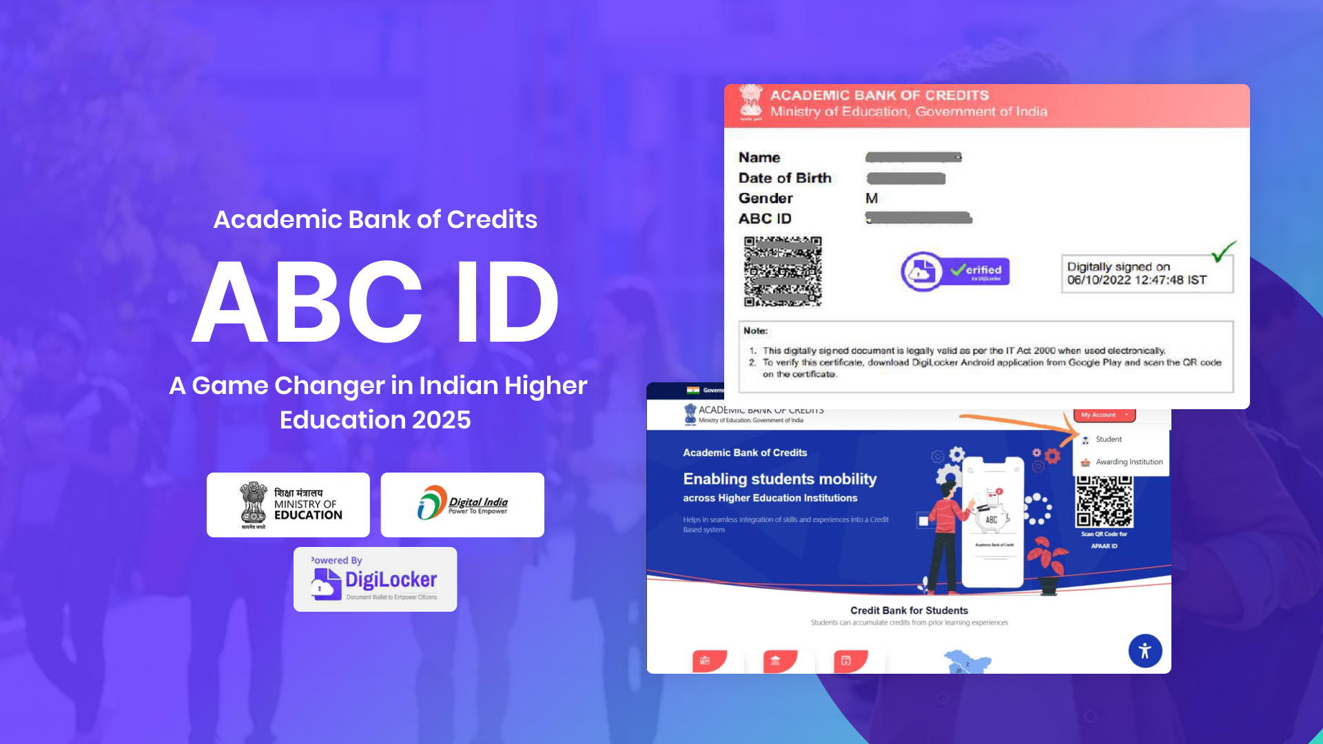 ABC ID Portal | Abc id Card Download via DigiLocker login: A Game Changer in Indian Higher Education 2025
