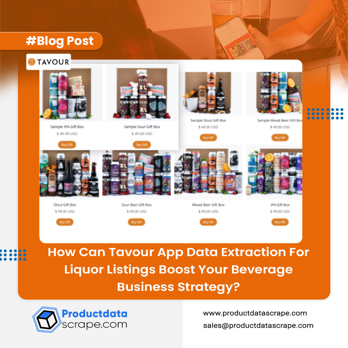 Leverage Tavour App Data Extraction for Liquor Listings