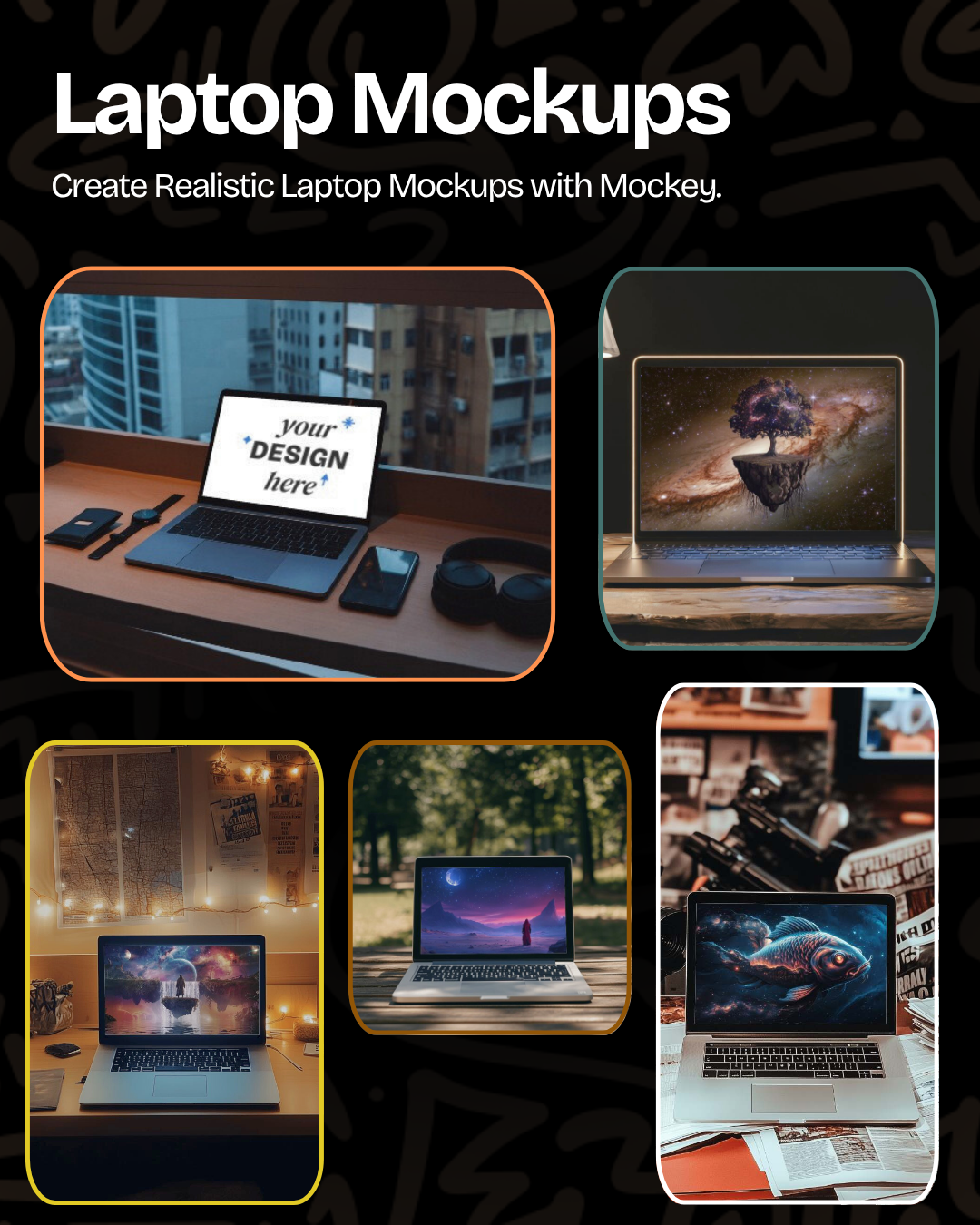how to create a laptop mockup for your website