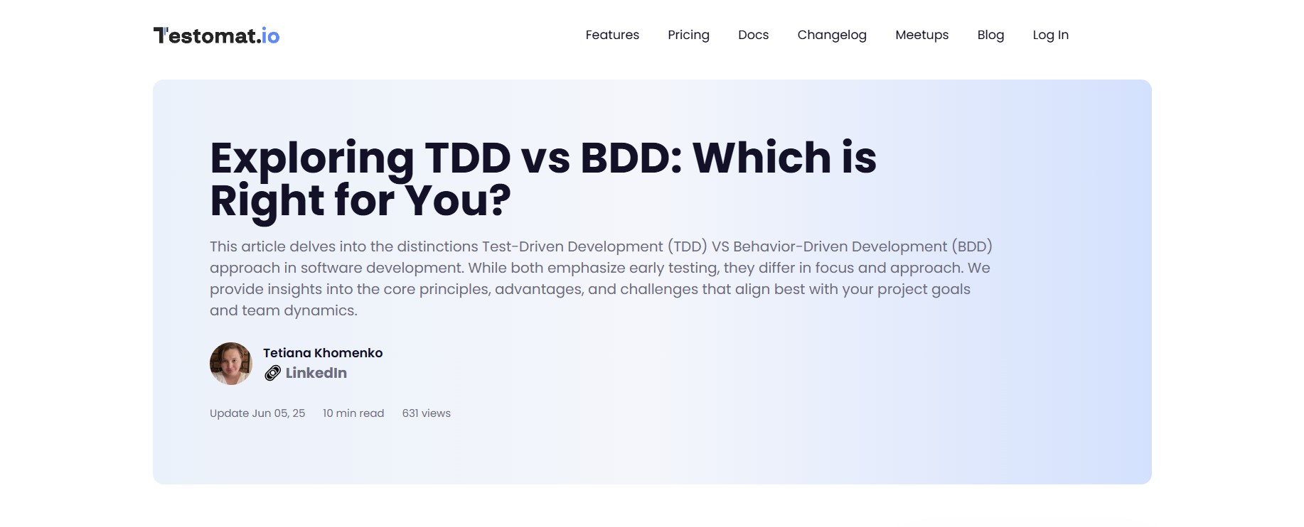BDD vs TDD: Which Approach Fits Your Development Needs Best?
