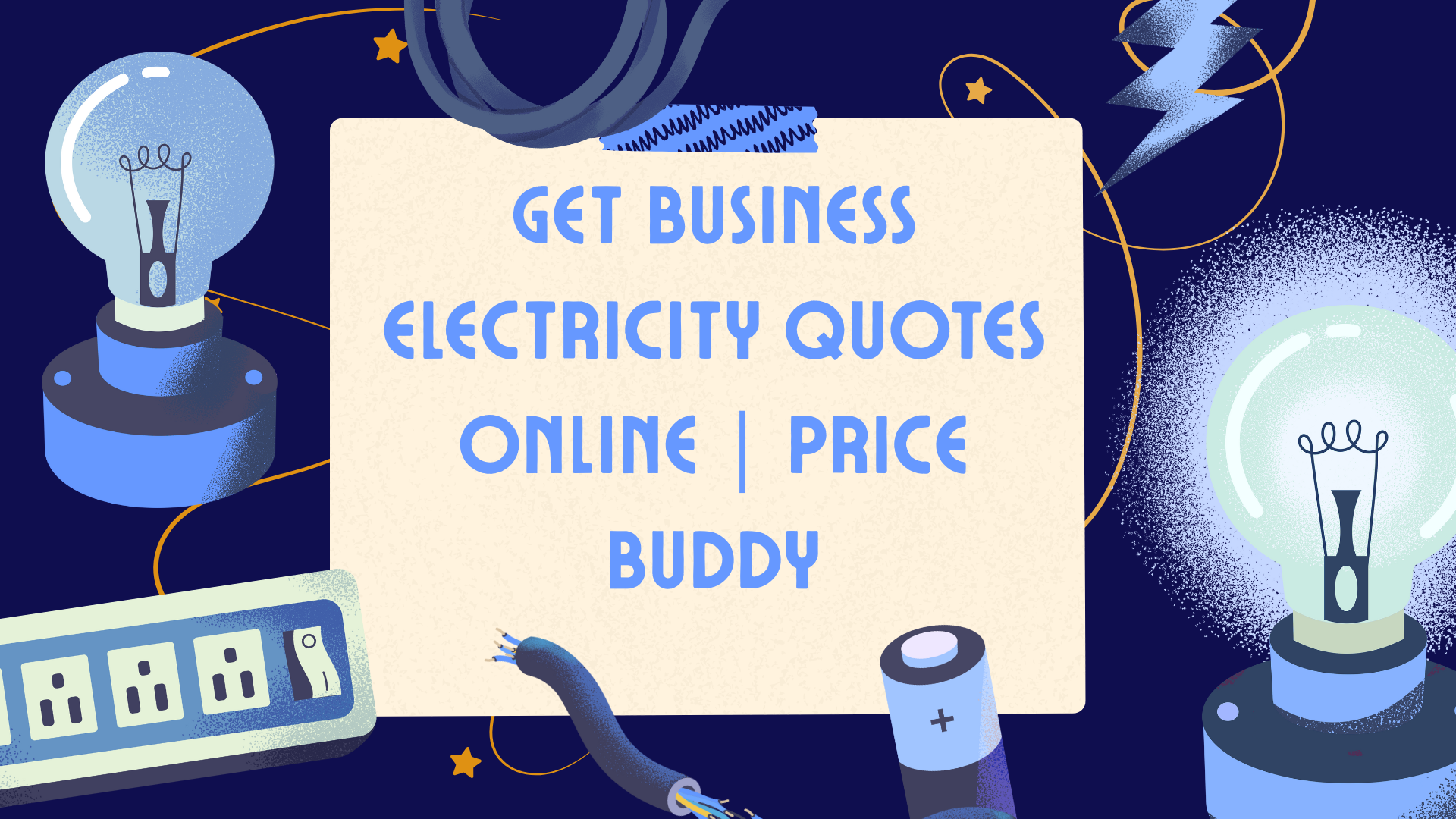 Get Business Electricity Quotes Online | Price Buddy