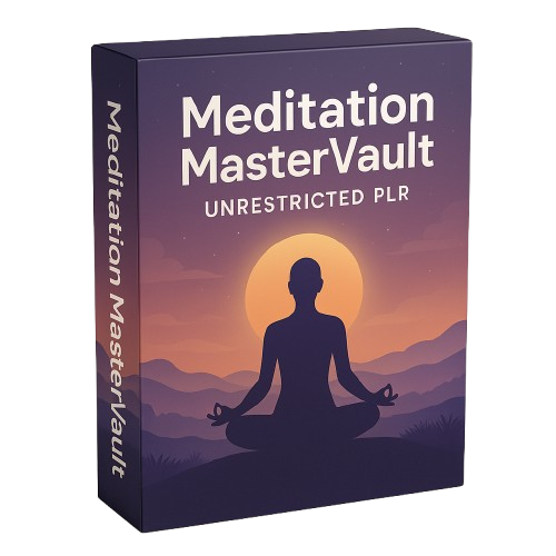 Meditation MasterVault Unrestricted PLR Review – Unlock a Low-Competition Niche with a $11.95 Tool That Does All the Work for You