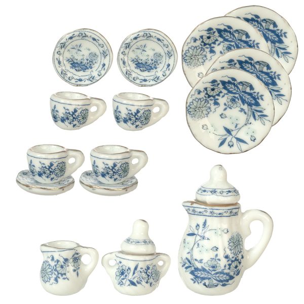 Designing a Victorian Dollhouse Tea Room Around an Antique Tea Set