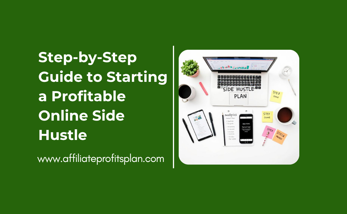 Step-by-Step Guide to Starting a Profitable Online Side Hustle