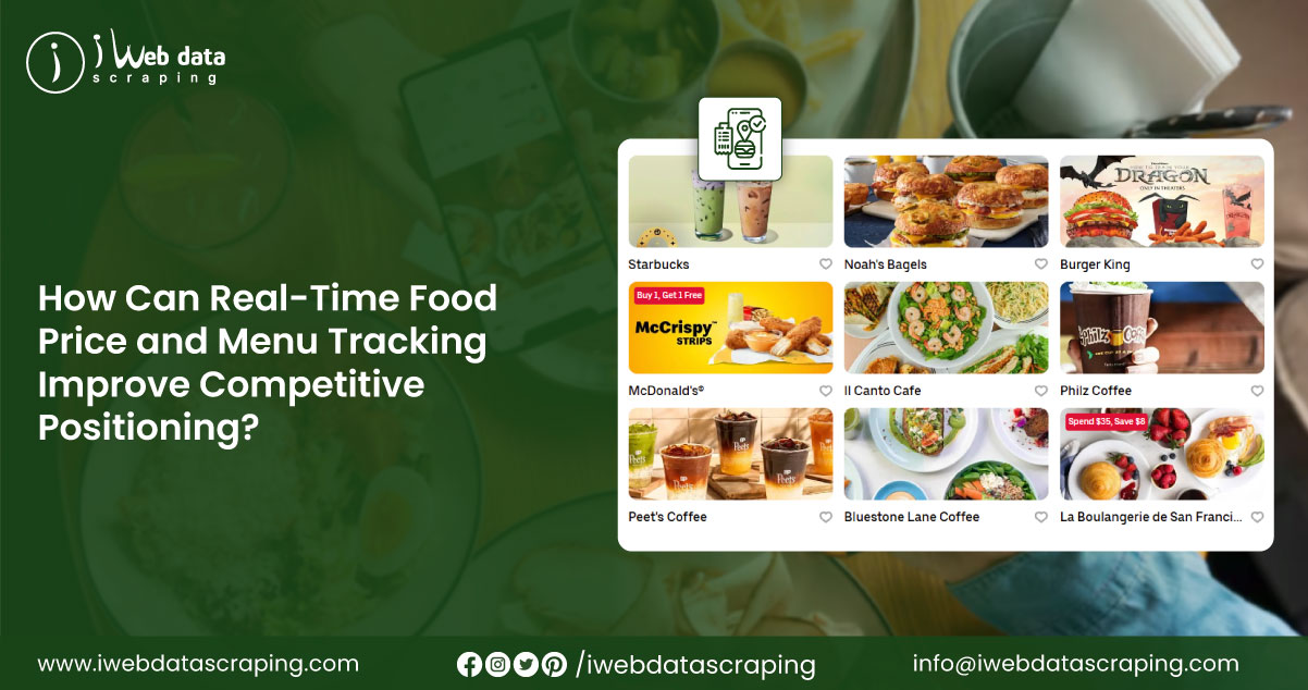 Real-Time Food Price and Menu Tracking for Competitive Positioning