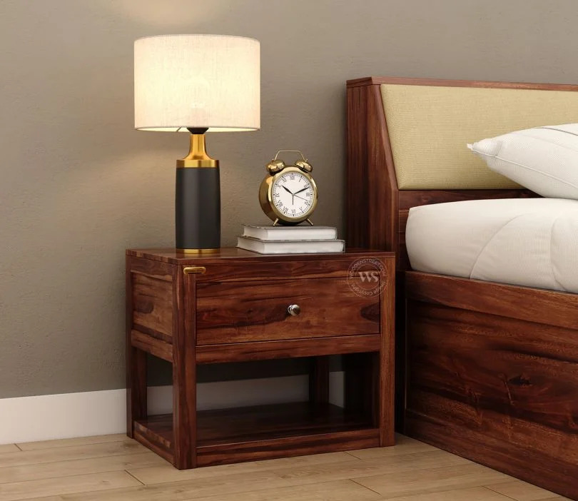 Transform Your Space with Unique Bedside Table Designs | Wooden Street