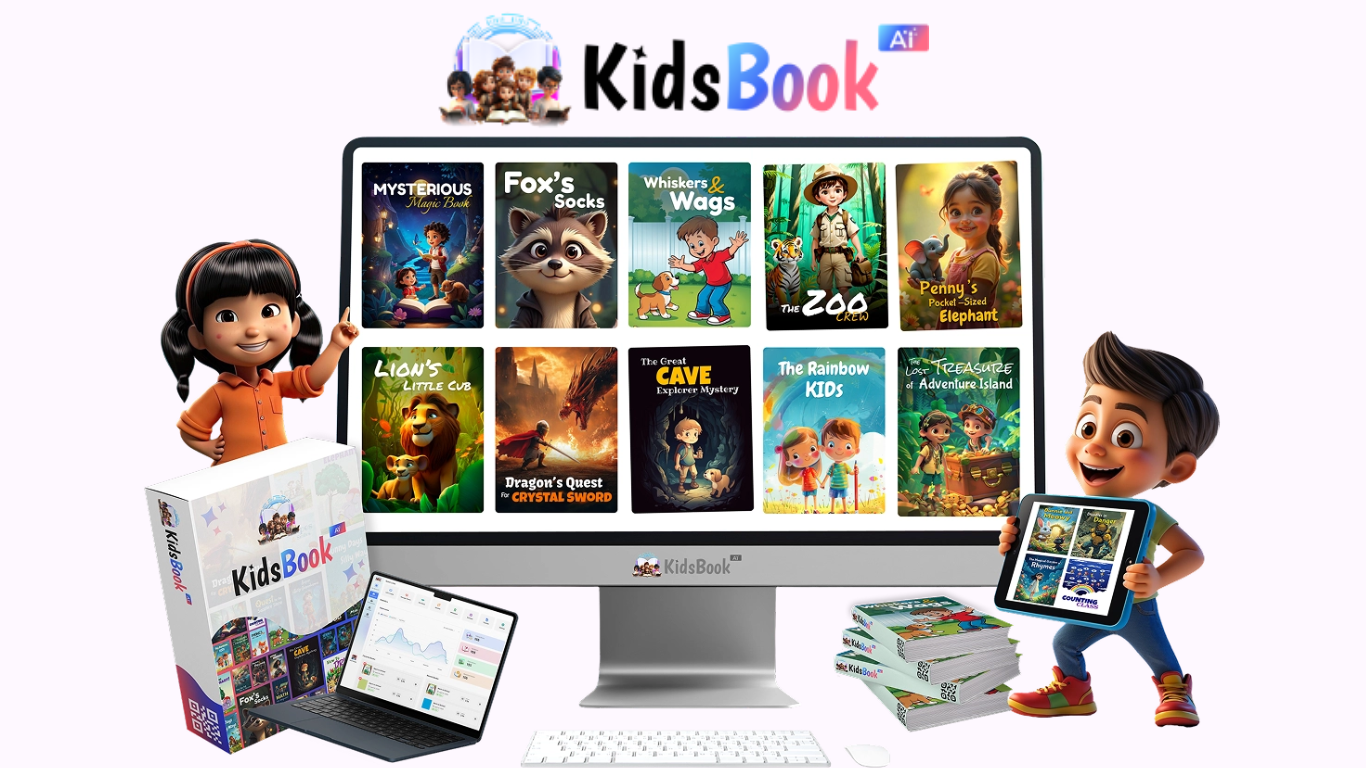 Kids Book AI Review – Create & Sell Stunning Talking Kids Books in Just 60 Seconds