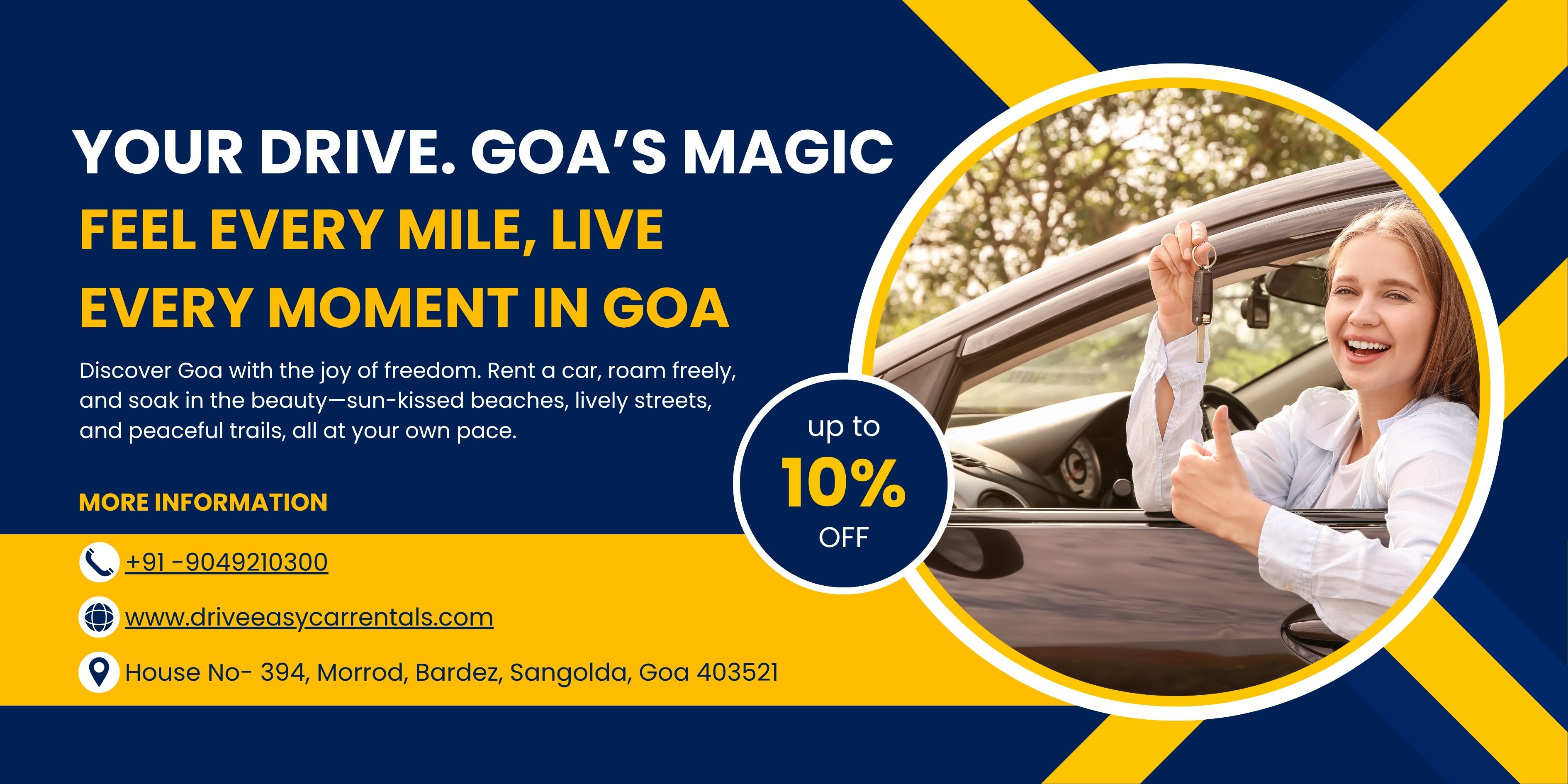 Car Rental in Goa – Convenient, Affordable, and Reliable with Drive Easy Car Rentals