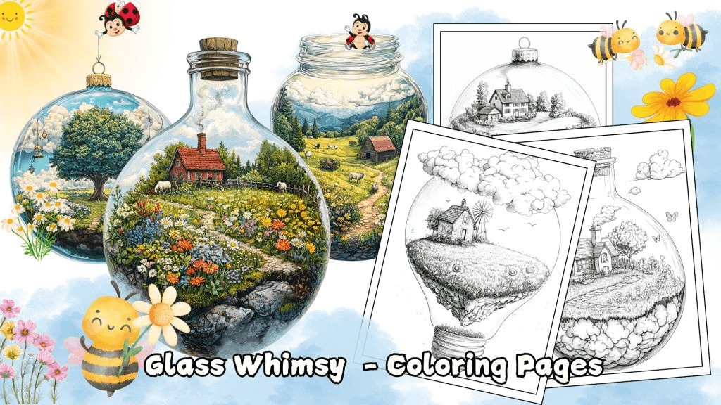 Glass Whimsy – (PLR) Coloring Pack Review 2025