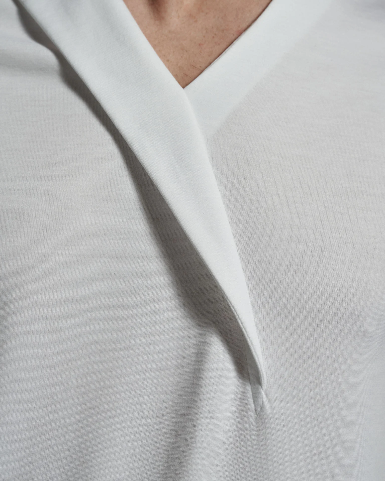 White and Black Bib Fronted T-shirts and Designer Lapel Insert T-Shirts for Men with Artistry