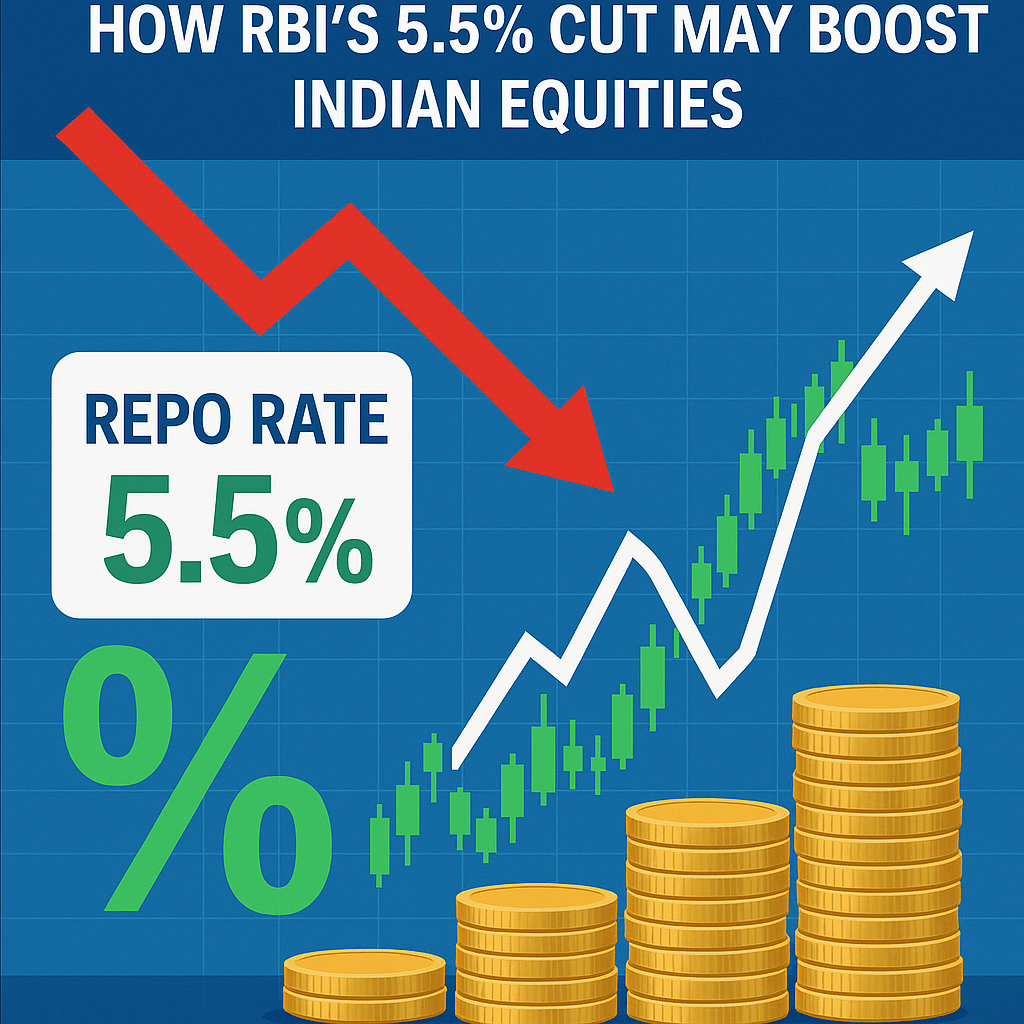 Falling Repo Rate & Stock Market Rally: How RBI&rsquo;s 5.5% Cut May Boost Indian Equities