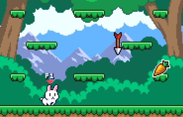Fighting in the forest with Poor Bunny!