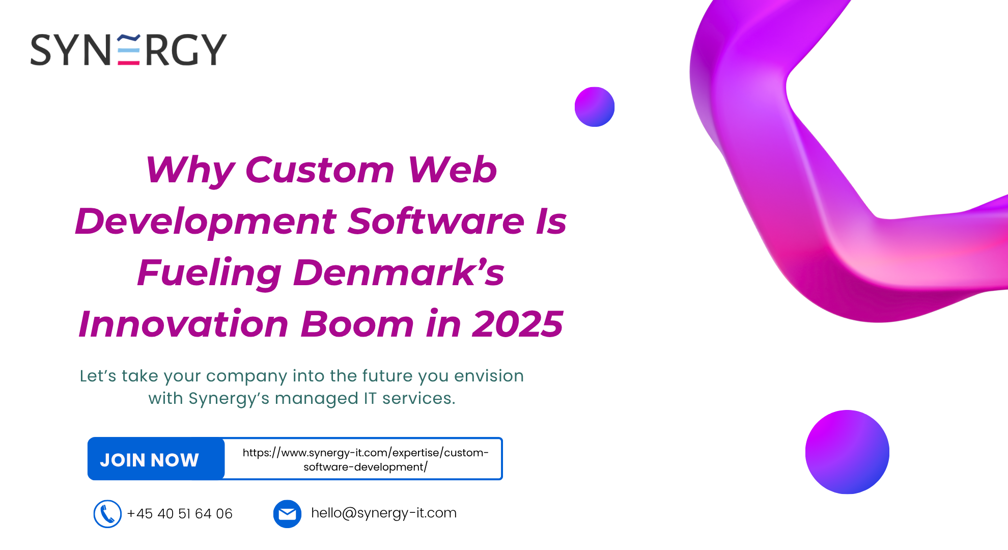 Why Custom Web Development Software Is Fueling Denmark’s Innovation Boom