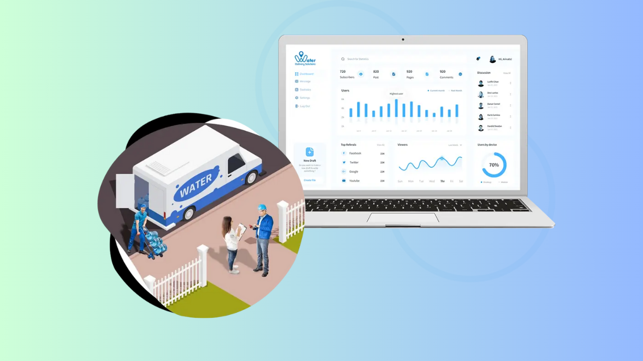 How Water Delivery Software Helps Cut Costs and Save Time