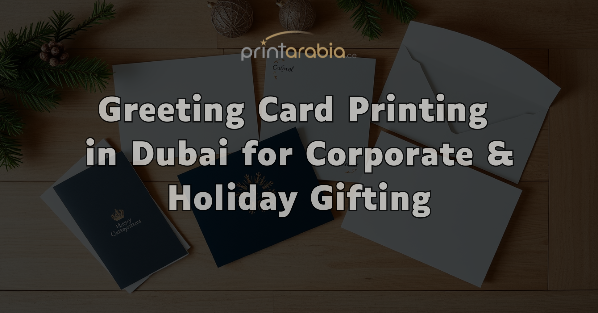 Greeting Card Printing in Dubai for Corporate & Holiday Gifting
