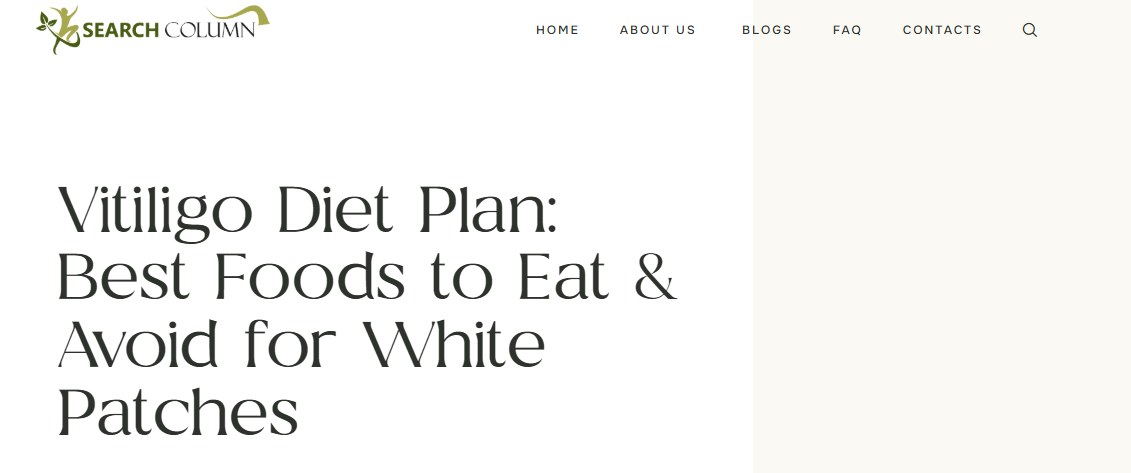 Vitiligo Diet Plan: Best Foods to Eat & Avoid for White Patches