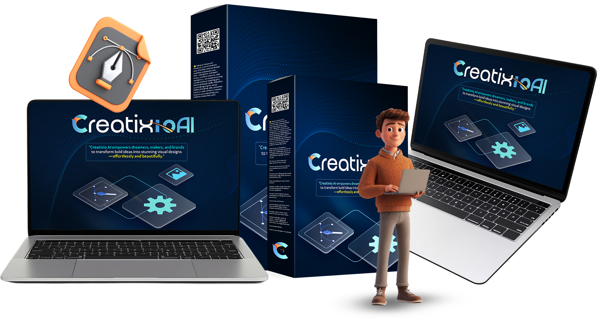 Creatixio AI - 3 Clicks to Stunning Design