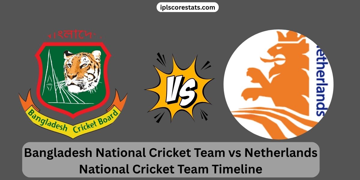 Bangladesh National Cricket Team vs Netherlands National Cricket Team Timeline - 2010–2024