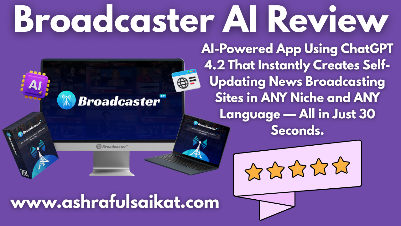 Broadcaster AI Review - OTO And FREE Bonuses
