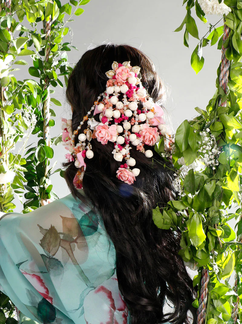 Elegant Flower Jewelry by VAIDAAN – Perfect for Brides