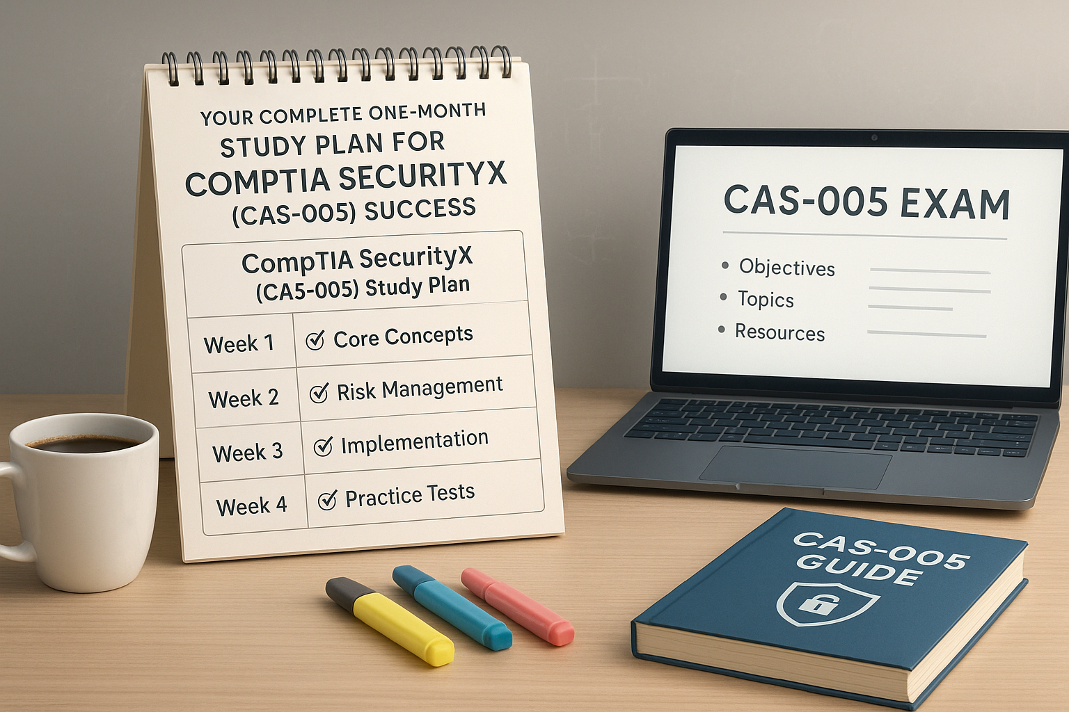 How to Pass the CompTIA SecurityX (CAS-005) Certification Exam in One Month: A Step-by-Step Guide