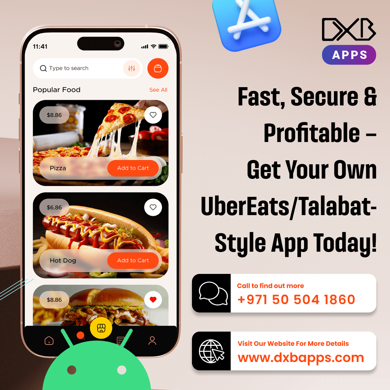 Get mobile app development Abu Dhabi solutions with DXB APPS