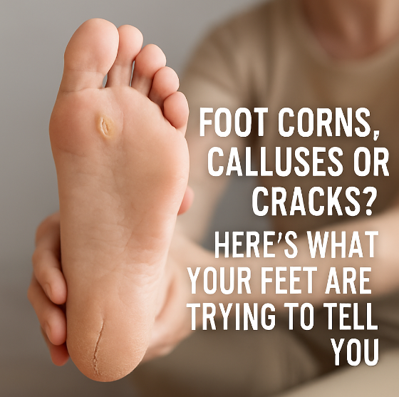 Foot Corns, Calluses or Cracks? Here's What Your Feet Are Trying to Tell You