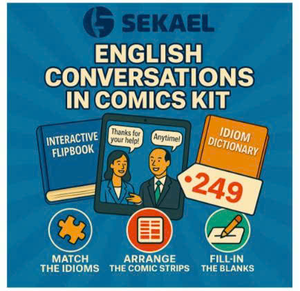 English Conversations in Comics Kit (Part 1) Review