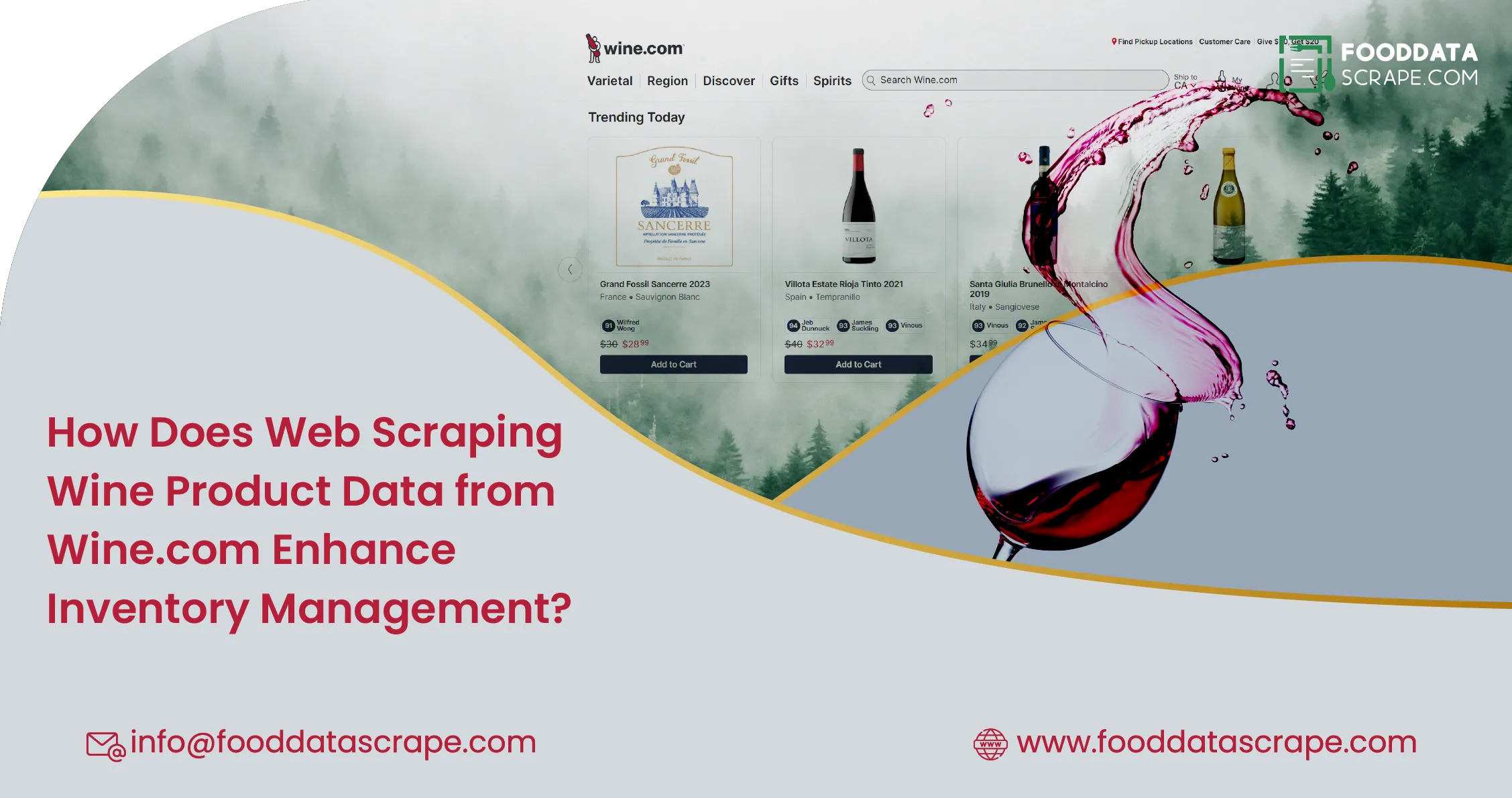 Leverage Web Scraping Wine Product Data from Wine.com