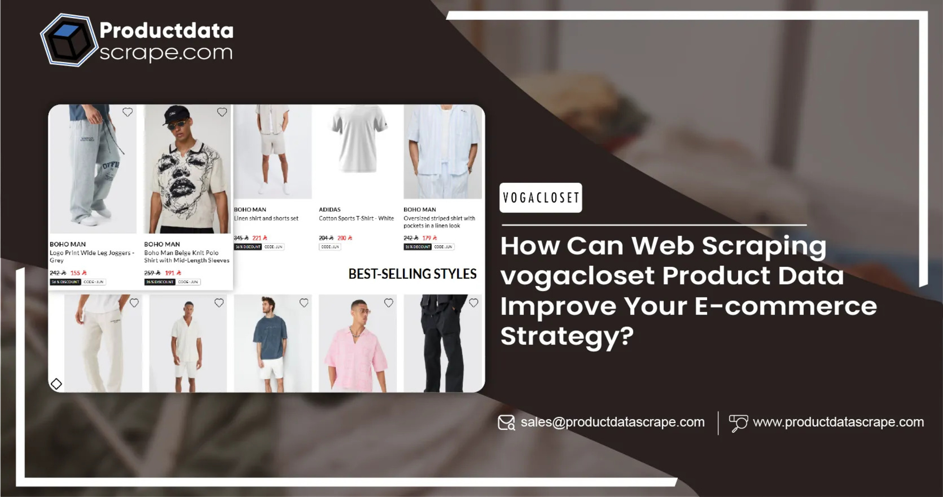 Web Scraping vogacloset Product Data for E-commerce Strategy