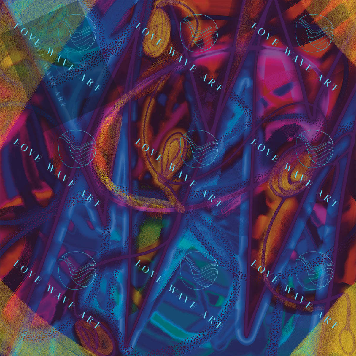 Experience Dynamic Band Energy Art for Your Home - Love Wave Art