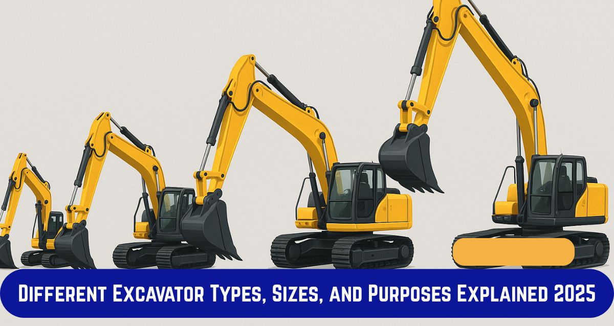 Different Excavator Types, Sizes, and Purposes Explained 2025